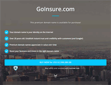 Tablet Screenshot of goinsure.com